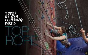 Image result for Top Rope Rock Climbing