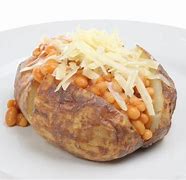 Image result for Baked Potato with Beans