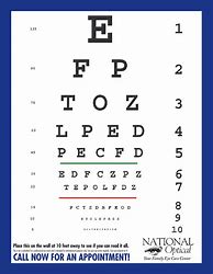 Image result for Eye Chart Printable