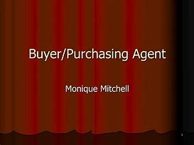 Image result for Buyer and Purchasing Agent