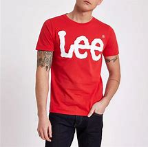 Image result for Lee Red Stripe T-Shirt