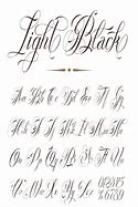 Image result for Cursive Tattoo Fonts Alphabet