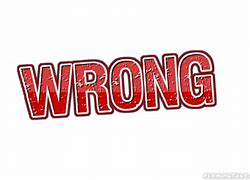 Image result for You Are Wrong Logo