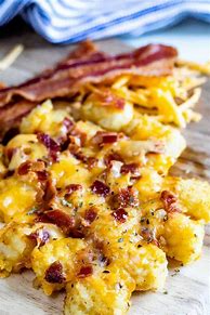 Image result for Loaded Tater Tots