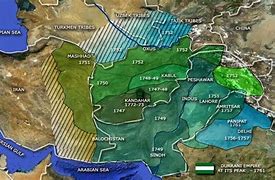 Image result for Durrani Empire Map