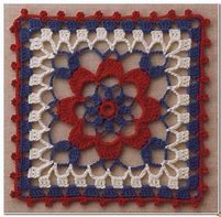 Image result for Crochet Square Motif