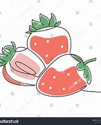 Image result for Strawberry Line Art Drawing