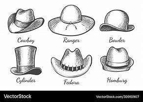 Image result for Sketch Picture of a Hat