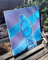 Image result for Hawk Bird Blue Art