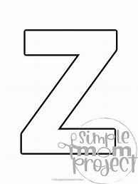 Image result for Letter Z Template