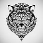 Image result for Tribal Wolf Tattoo