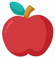 Image result for Red Apple Cartoon Png