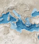 Image result for Mediterranean Depth Map