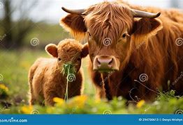 Image result for Mother Cow with Calf