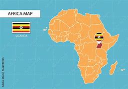 Image result for Uganda On African Map