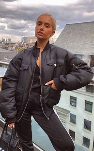 Image result for Bomber Jacket Women Designs