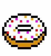 Image result for Really Easy Pixel Art Donut