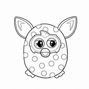 Image result for Furby Never Sleeps Outline