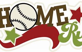 Image result for Home Run Clip Art