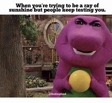 Image result for Barney Meme