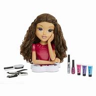 Image result for Styling Head Doll Brown Hair