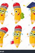 Image result for Cartoon Pencil Set