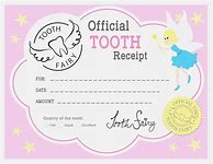 Image result for Lost Tooth Tooth Fairy Letter