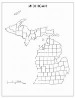 Image result for Gray Map of Michigan