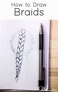 Image result for How to Draw Hair Braids