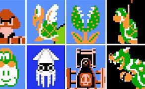 Image result for mario 8 bit enemies