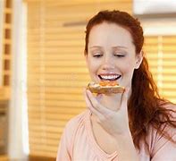 Image result for Person Eating Bread Slice