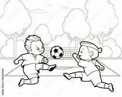 Image result for Blue and Yellow Football Cartoon