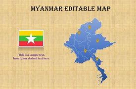 Image result for Myanmar Map for PowerPoint