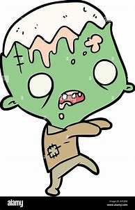 Image result for Cartoon Zombie Drawings