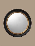 Image result for Black and Gold Round Mirror