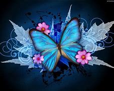 Image result for Butterfly Wallpaper Blue Desktop Computer