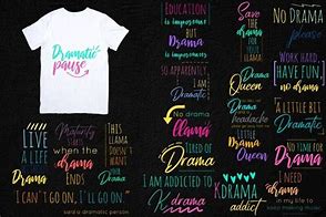 Image result for Drama Quotes SVG