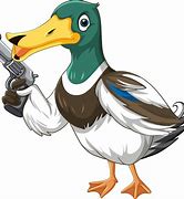 Image result for Donald Duck Holding a Gun