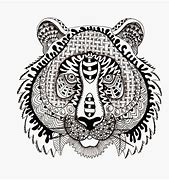 Image result for Zentangle Tiger