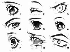 Image result for eye drawing anime