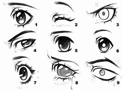 Image result for Anime Eyes Drawing Line Art