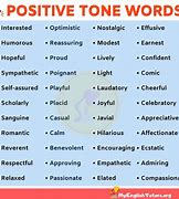 Image result for Common Tone Words