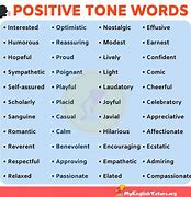 Image result for Adjective Tone Words