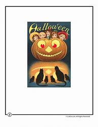 Image result for Old-Fashioned Halloween Postcards