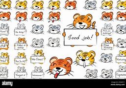 Image result for Tiger Emoji