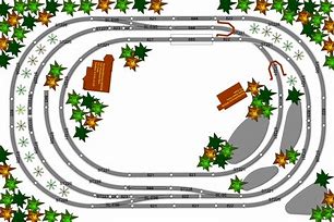 Image result for HO Train Layouts 4 X 6