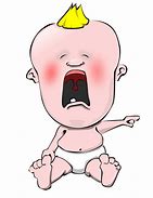 Image result for Crying Baby Cartoon with White Background