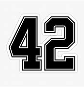 Image result for Black Number 42