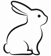 Image result for Rabbit Laying Drawing