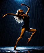 Image result for Girl in Rain Night